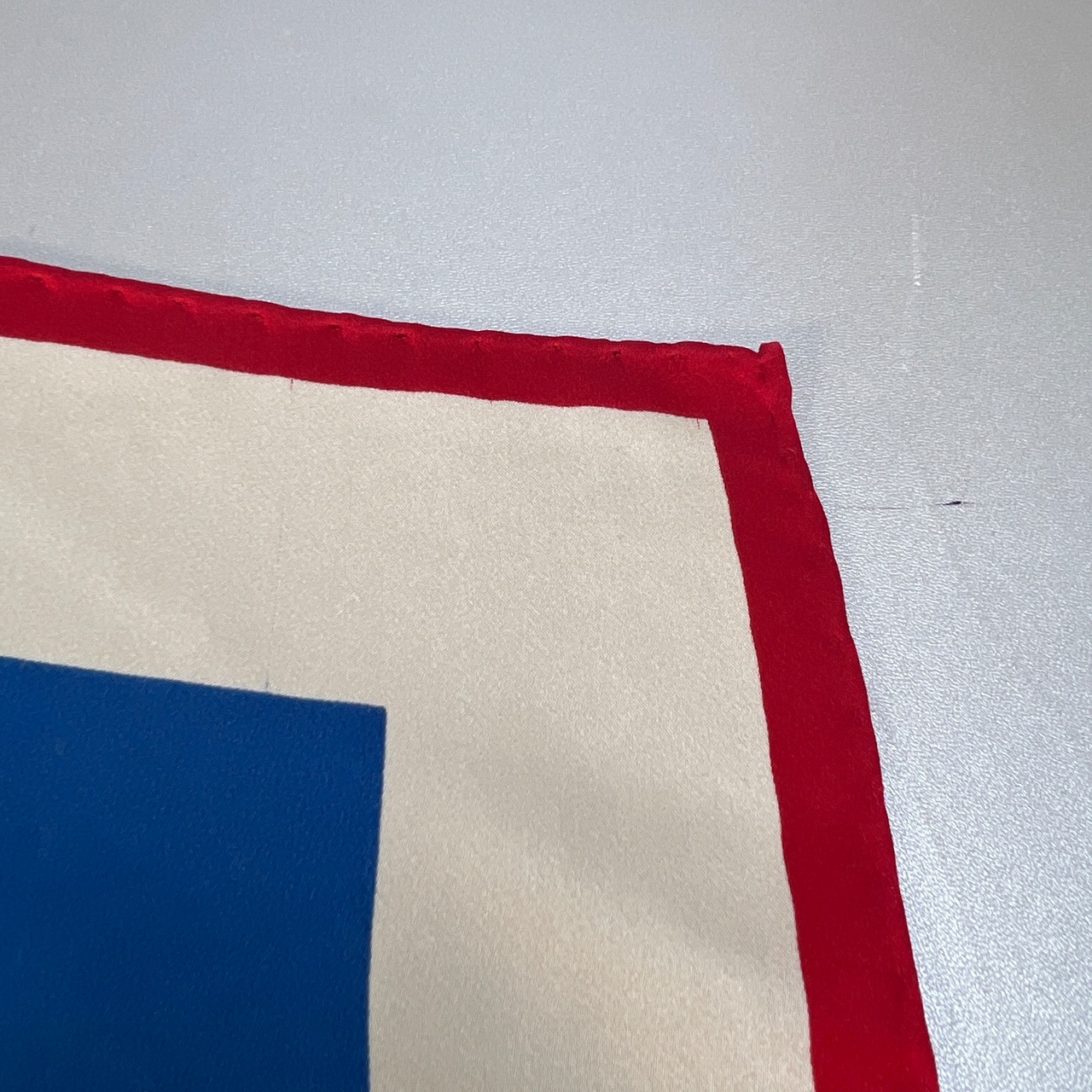 CHANEL シャネル  スカーフ ブルー A-10689