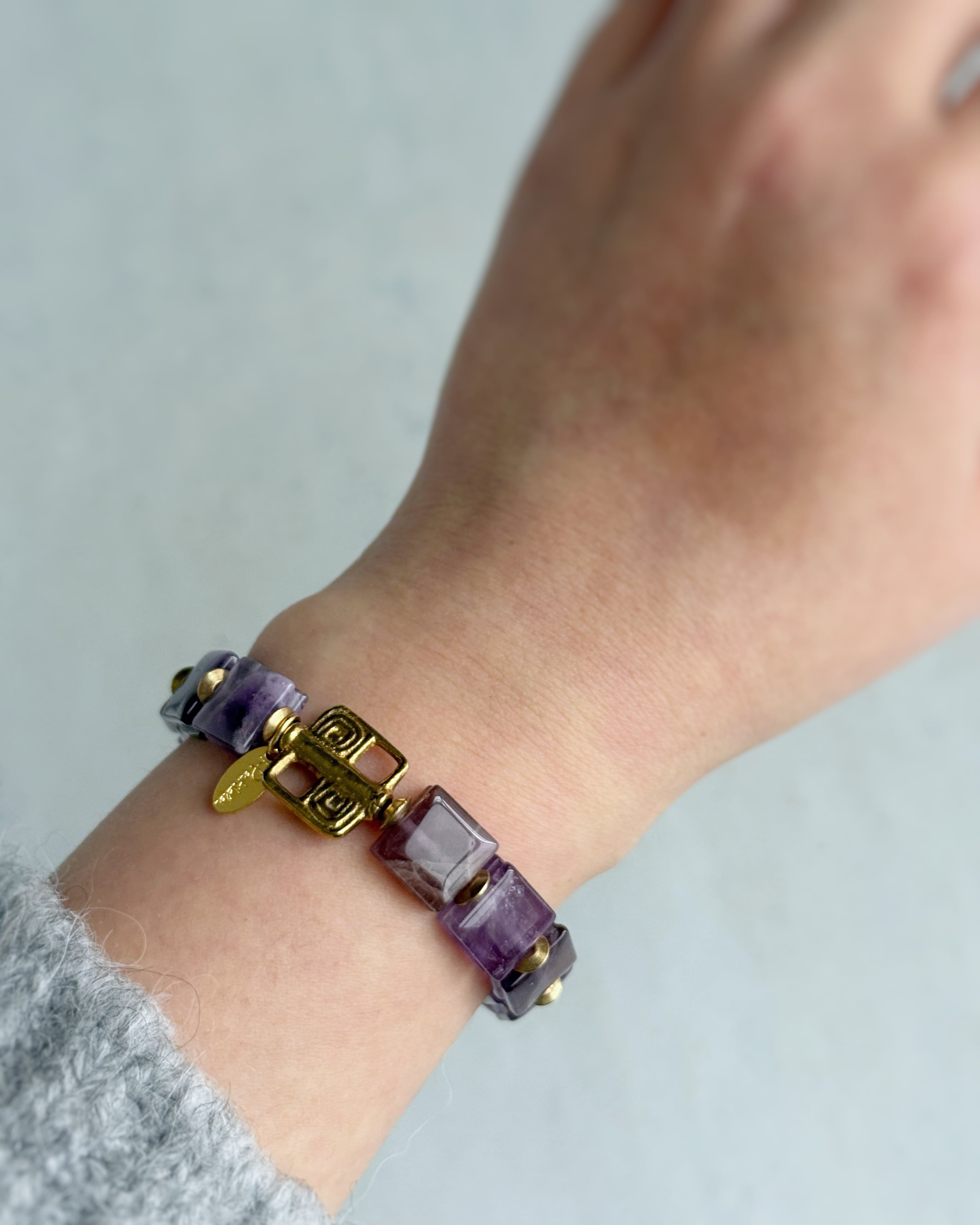 tumble bracelet(アメジスト)