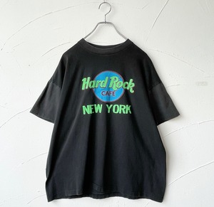 "Hard Rock CAFE" printed T-shirt / 古着 ハードロックカフェ Tシャツ ブラック