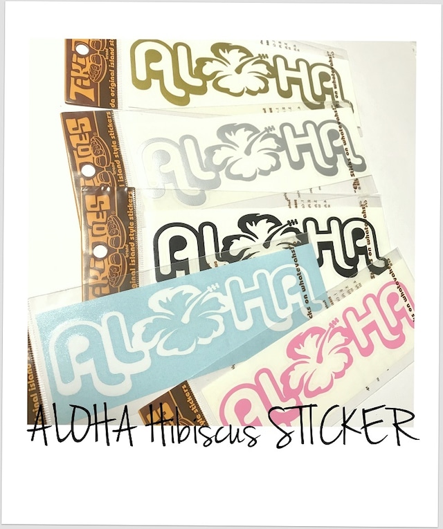 ステッカー” Classic Aloha Deluxe Design