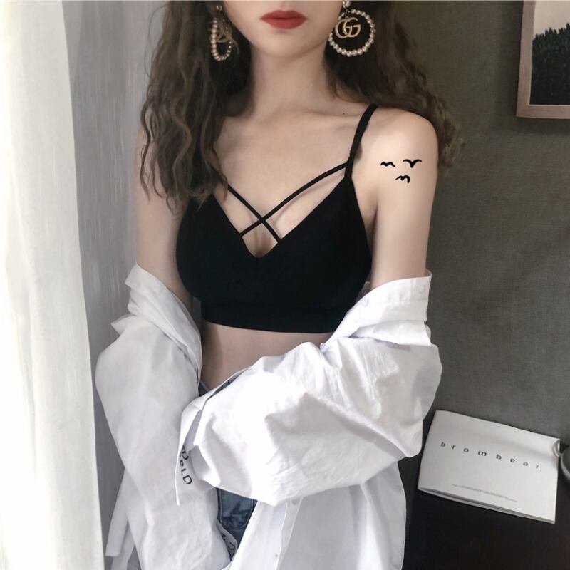 ブラックレディースリング トライアングルトップス バック 指輪 YY-ファッション46650530095