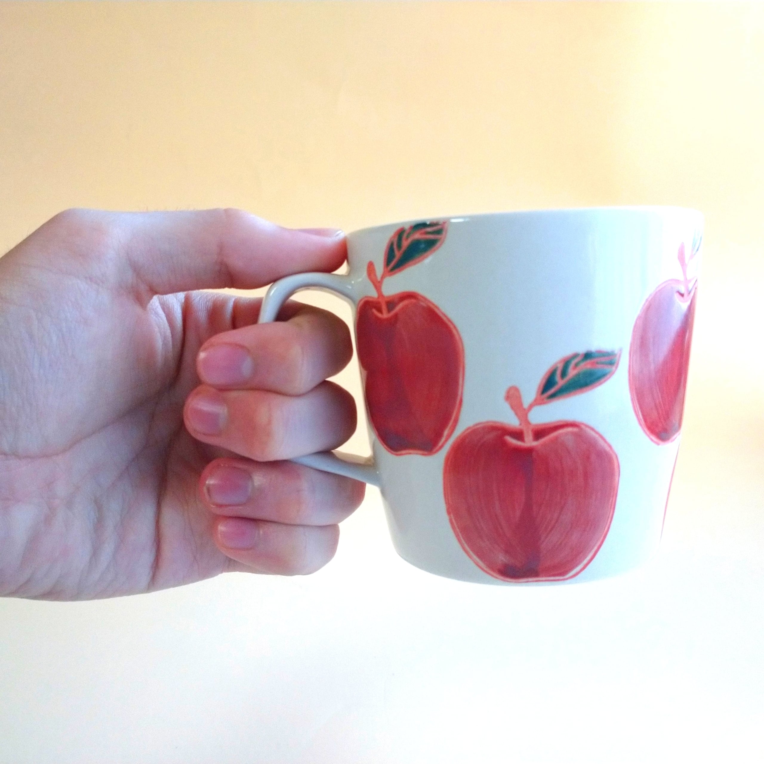 リンゴ柄 マグカップ | Gellery Shop 芭蕉