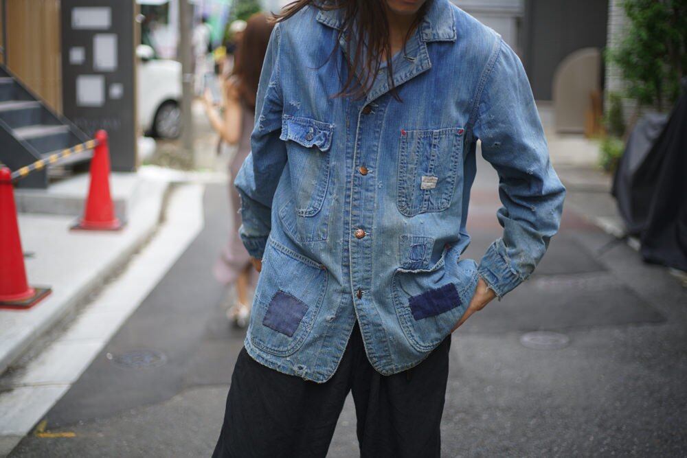 ジャケット・アウター BIG MAC denim jacket coverall BIG MAC - Penneys] Vintage High Aging Coverall Denim Jacket [1960s