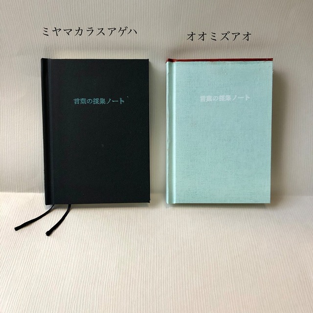 言葉の採集ノート 紙とゆびさき