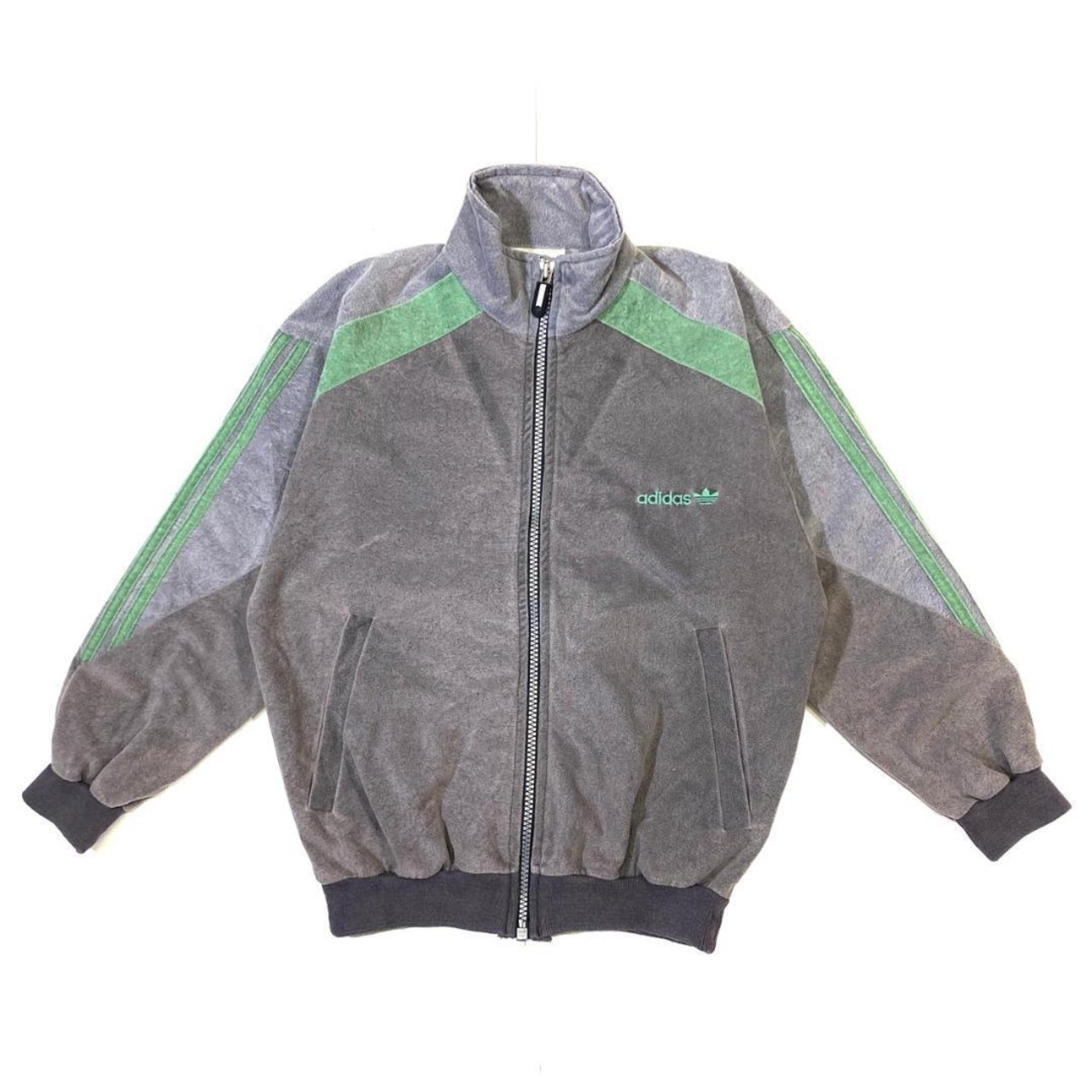 kids】80年代 アディダス ベロアジャージ キッズ8歳 130-140? 古着 80S