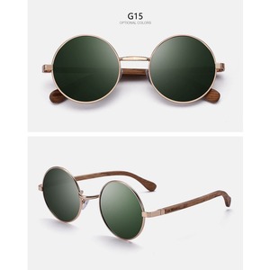 Wood Temple Round Sunglasses / ウッド テンプル ラウンド サングラス
