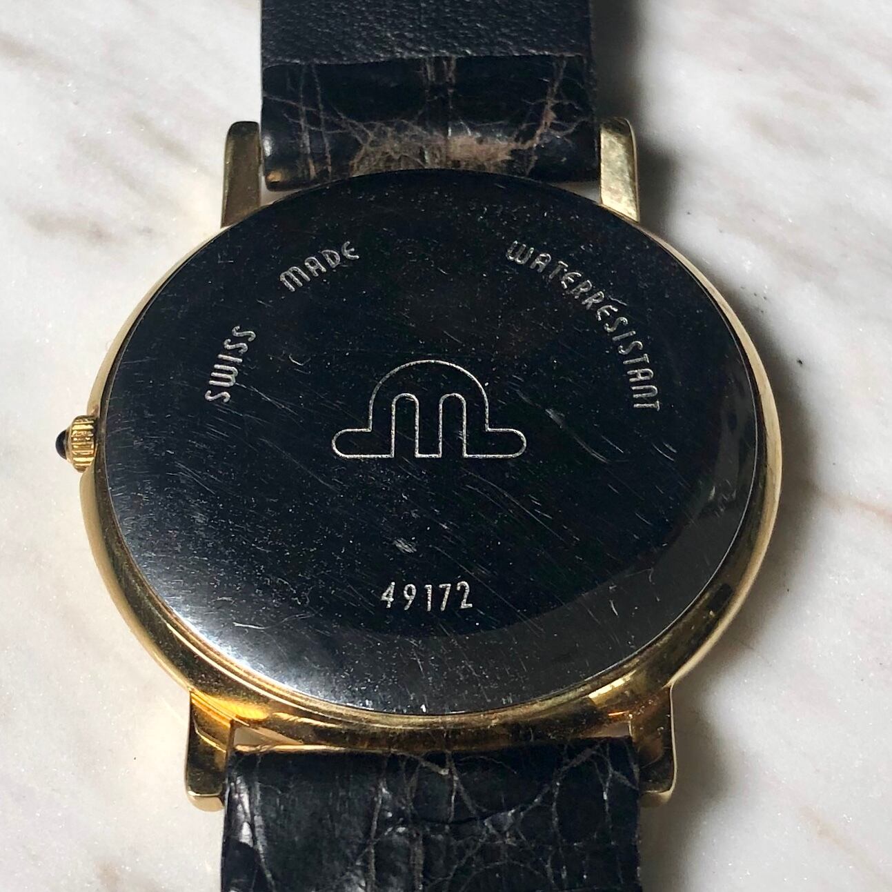 MAURICE LACROIX navy dial quartz watch | NOIR ONLINE