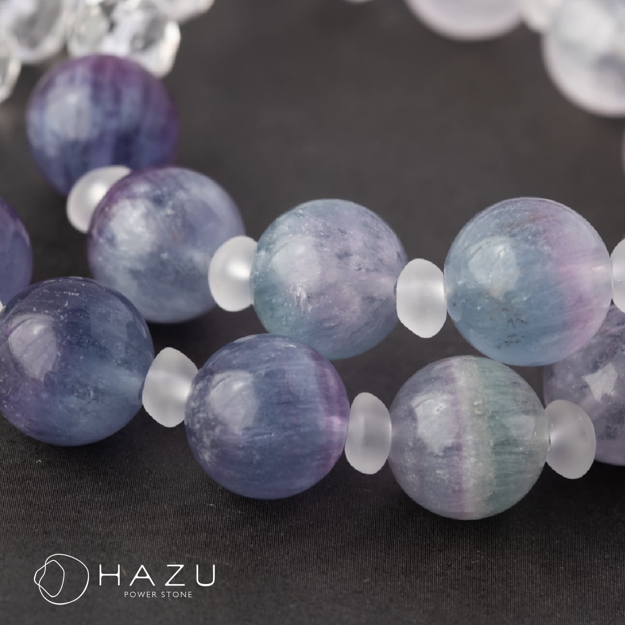 ラビットヘアフローライト［フローライト／水晶］ | 天然石HAZU