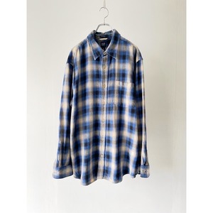 -GAP- shadow check shirt
