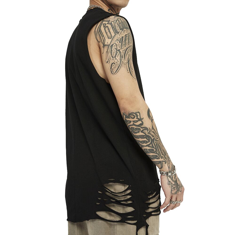 "ExistencE" High Street Damage Tank Top