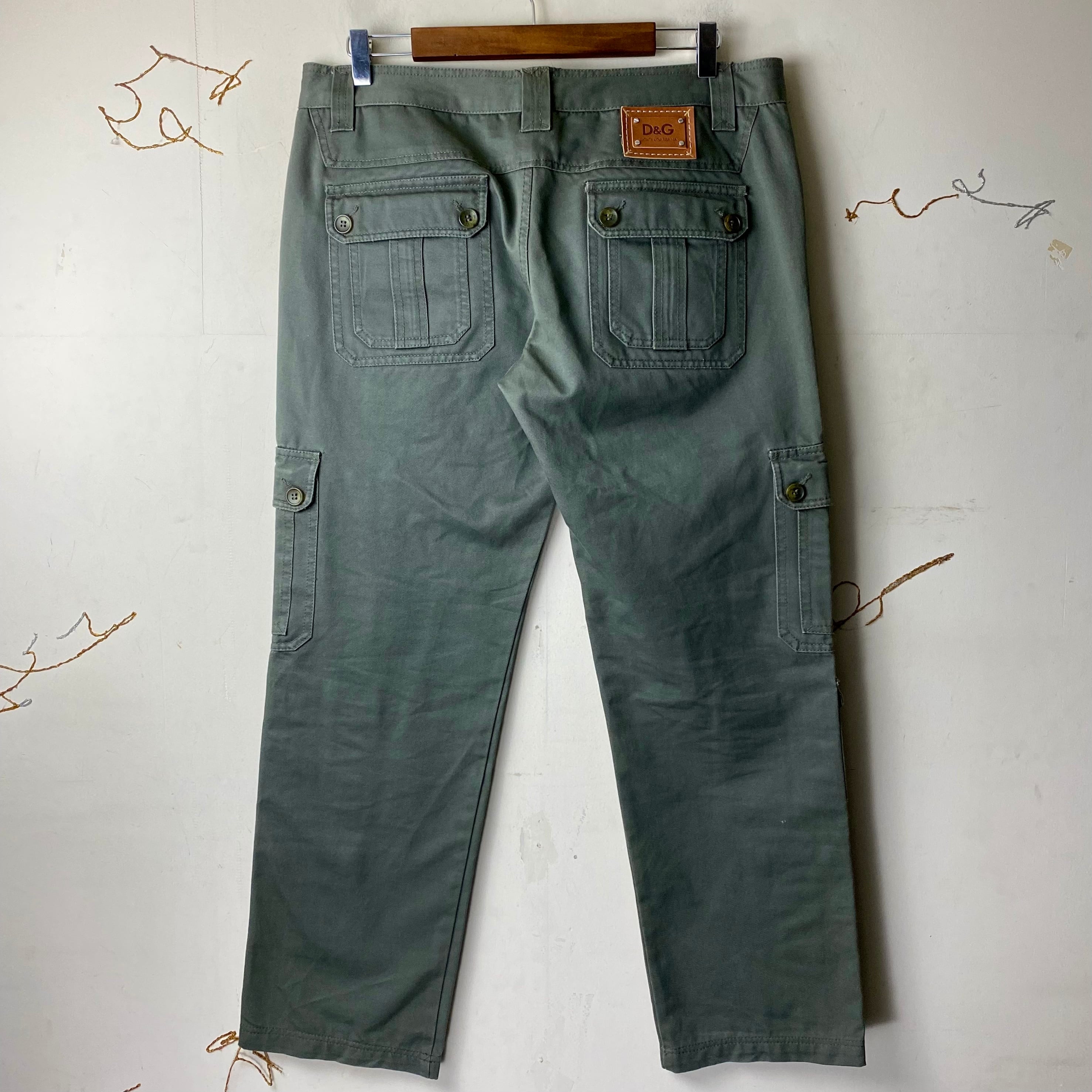 D&G multi-pockets cargo pants | NOIR ONLINE