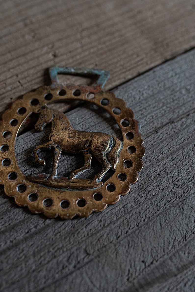 馬具飾り 馬 / アンティーク | 絢美堂