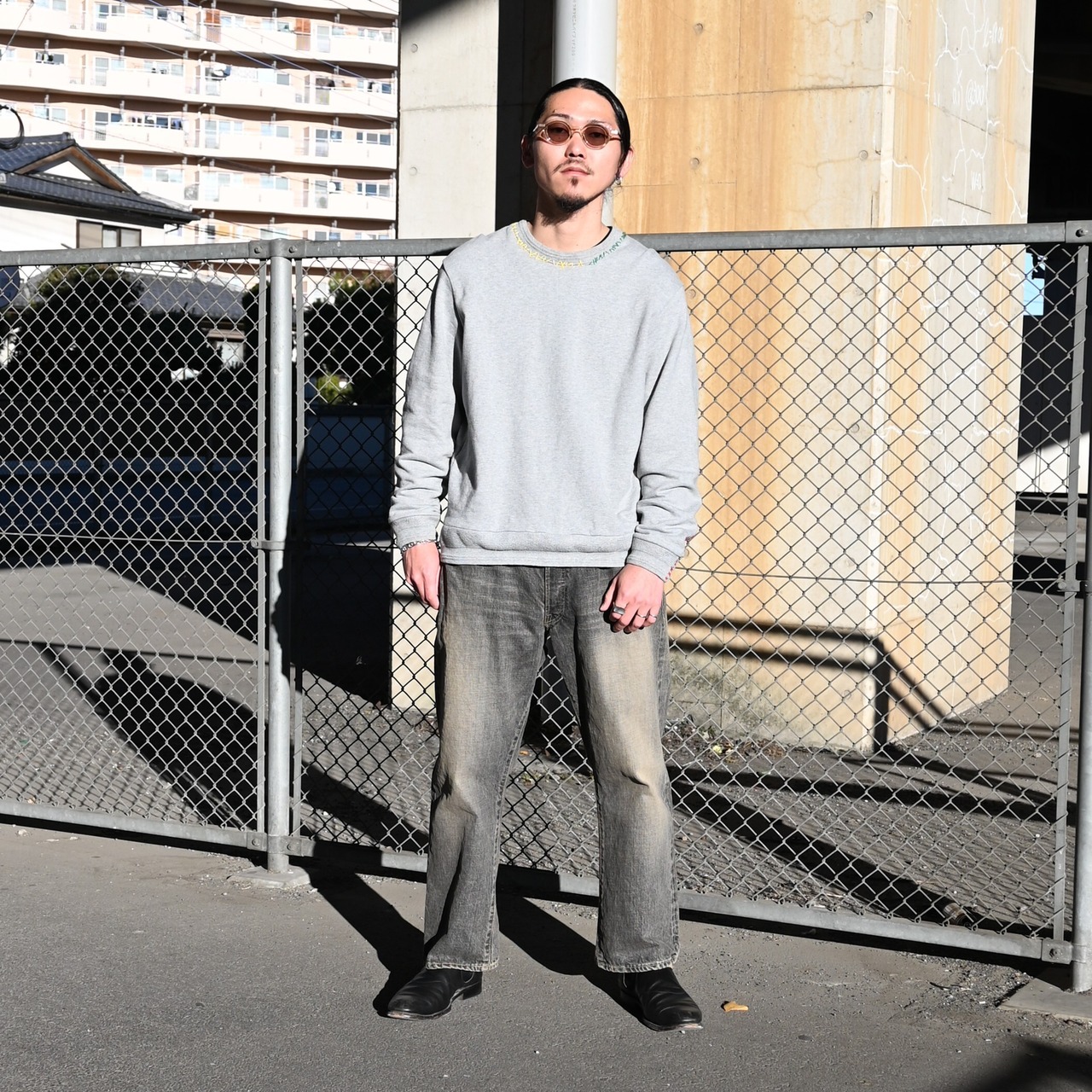 ヴィンテージCarhartt Coveralls 、KUON別注スウェットコーディネート