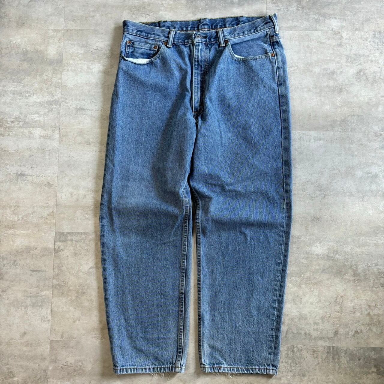 《実寸w34l29》levis550 バギーデニム No.1554