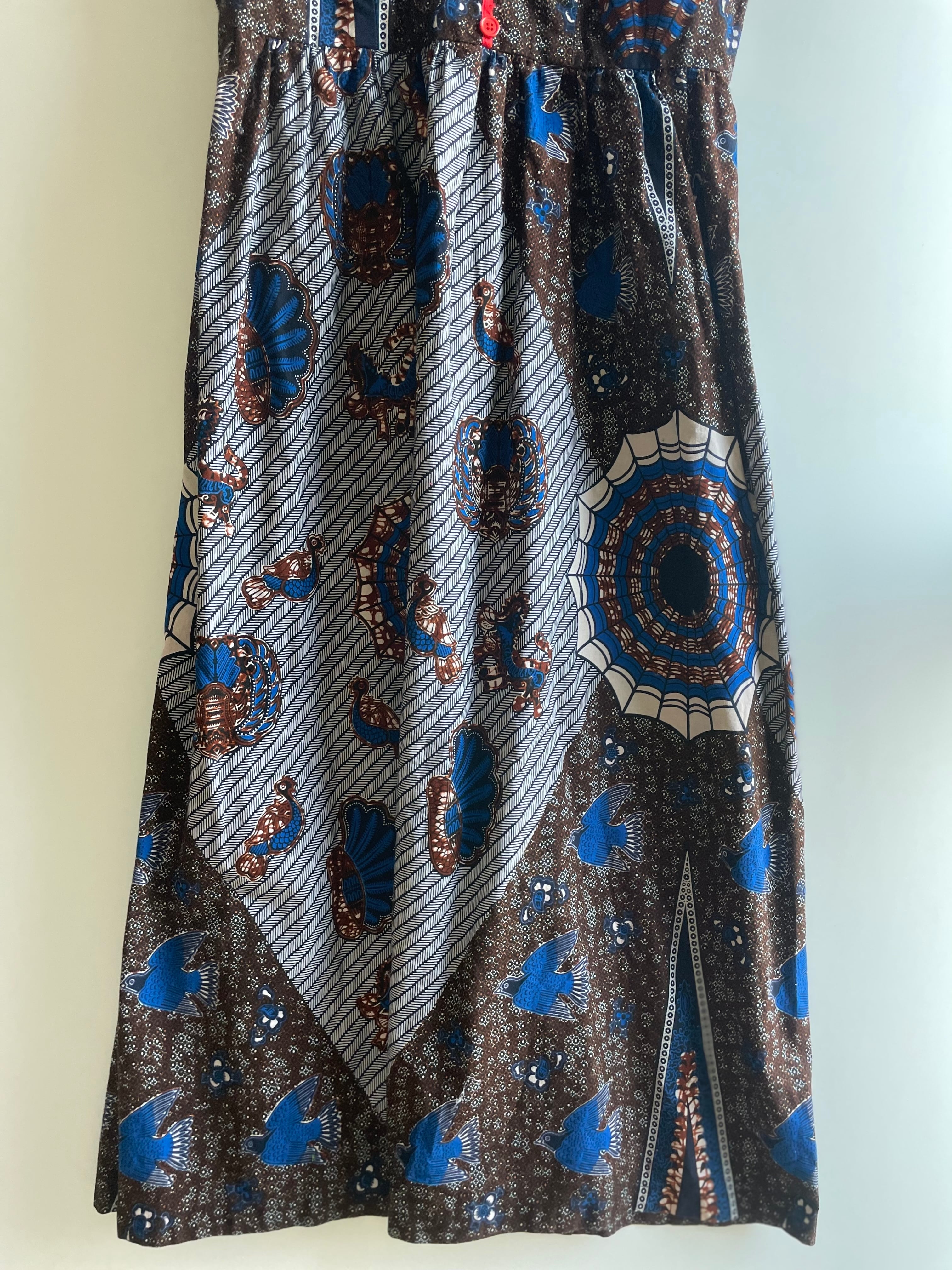 African batik dress アフリカンバティック ワンピース | vitamin