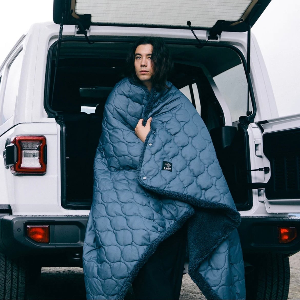 LUGH 魔法瓶ブランケット Sサイズ (6層/ グラフェン) ウォルナット 新6