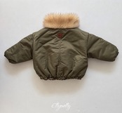 エリーモリー / ELLY MOLLY / エスキモーファージャンパー / 韓国子供服 / ジュニア / 26winter〖取寄〗*13~15号*