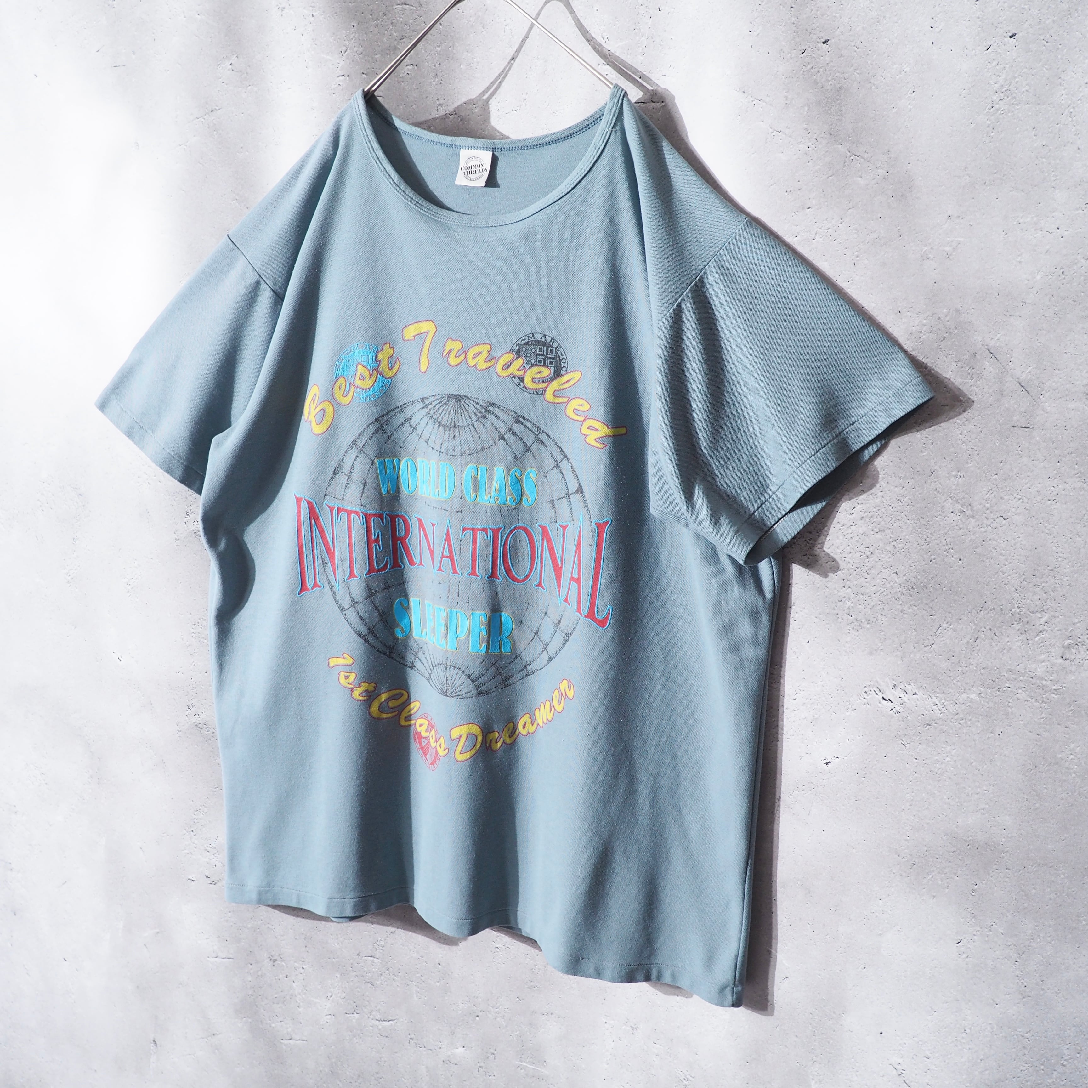1990s " Good Sleeper " Printed Vintage Loose SS Tee (Made in USA)