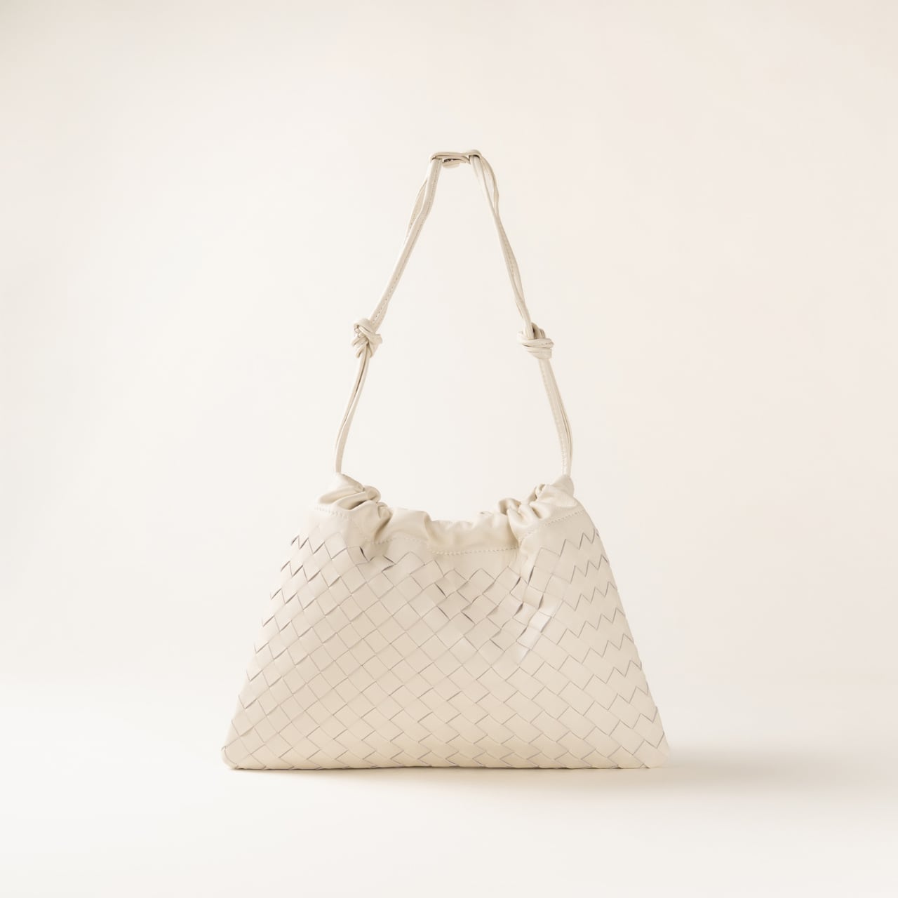 Lattice Leather Bag White【ラティス レザーバッグ ホワイト】