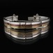 Vintage Tasco multi-plate bracelet [MEXICO TAXCO Metales Casados] [1960s-] Heavy Design
