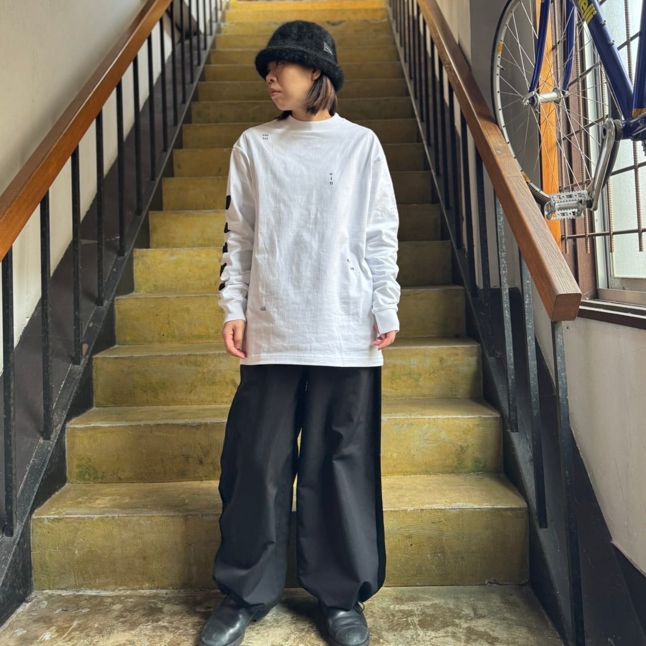 iki ヘビー天竺ハートプリントロンT 未使用 iki - ヘビー天竺 ハートプリントロンT | clever elephant