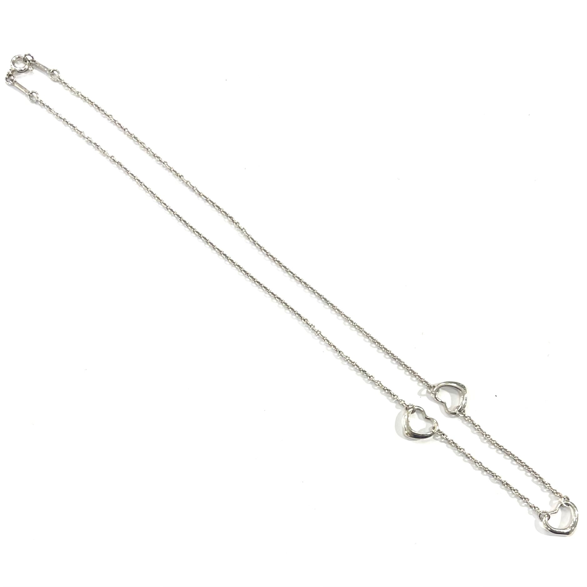 TIFFANY & Co.】2758 ティファニートリプル オープンハート ネックレス