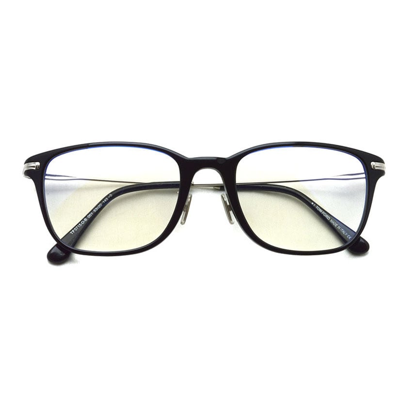 TOM FORD / TF5715-D-B / 001 Black ブラック/シルバー - ブルー