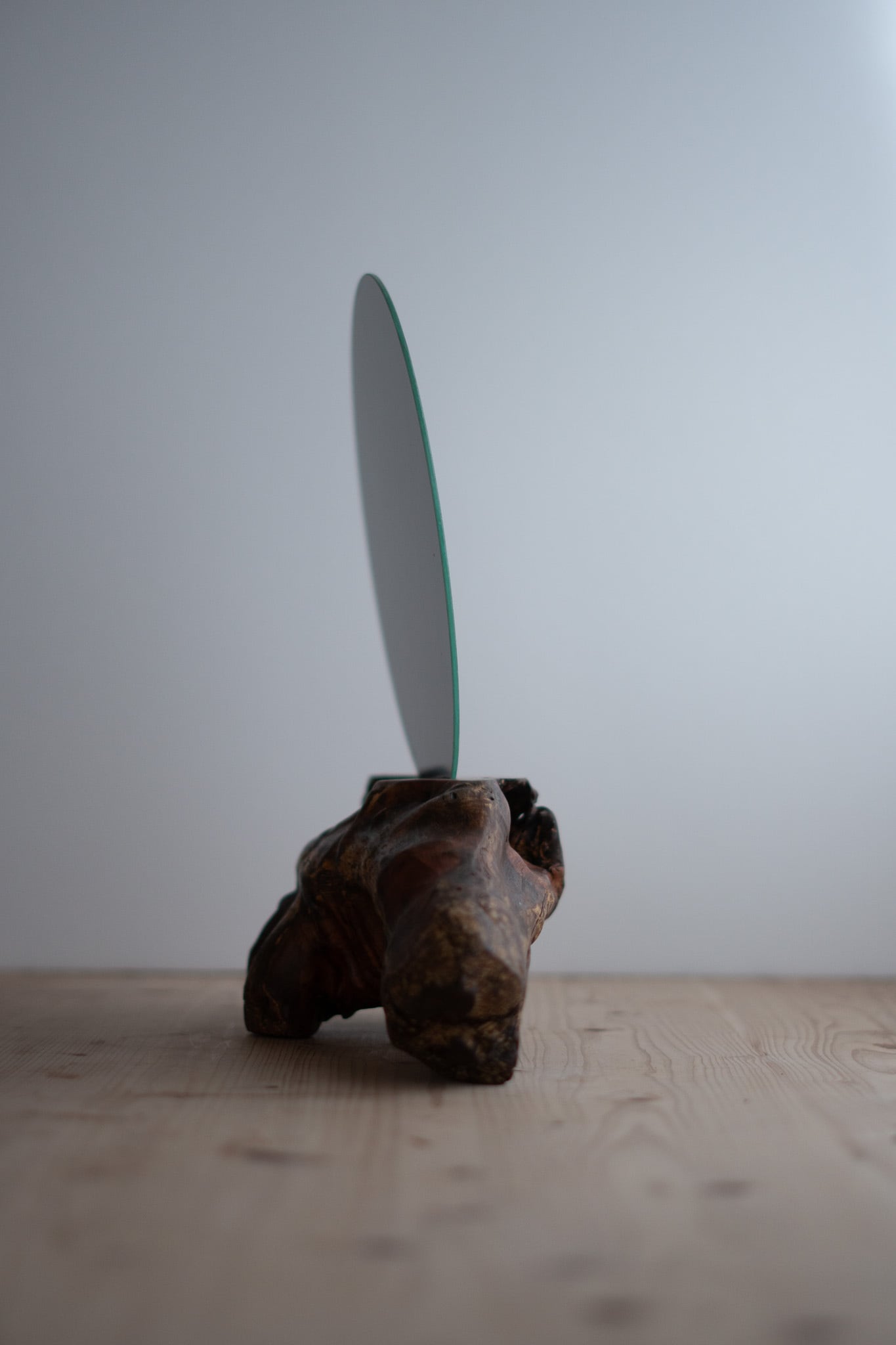 流木卓上ミラー 〔oil〕 no.1 | saisei