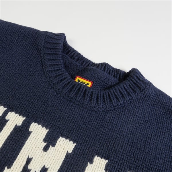 HUMAN MADE Dachs Knit Sweater Navy XL