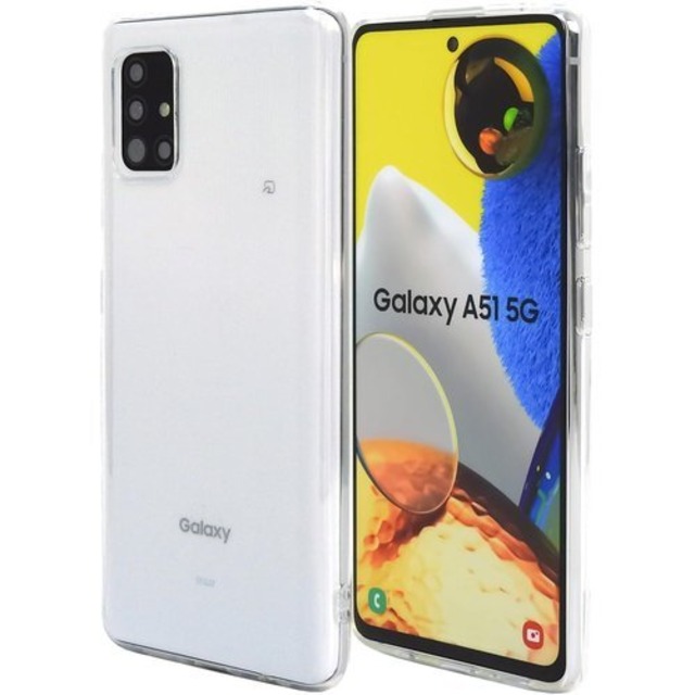 Galaxy A51 5G SC-54A SCG07 スマホケース クリア カバー 耐衝撃 薄型 耐熱性 シンプル 高光沢 軽量 ソフト ラバーケース ストラップホール付 Provare Galaxy A51 5G 63