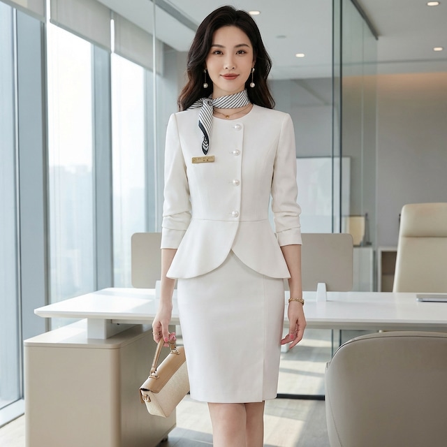 ノーブルラインジャケットスカートセット（4color） A1224