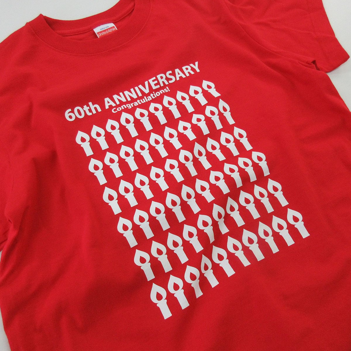 還暦祝い キャンドル デザイン Tシャツ ms09 還暦 お祝い 父 母 ギフト プレゼント 60歳