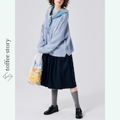 【3color】風と遊ぶ三角タッセルマフラー 《P0275》