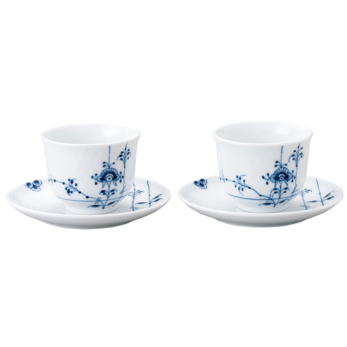 ROYAL COPENHAGEN」ティーカップとソーサー2個セット（容量約125ml