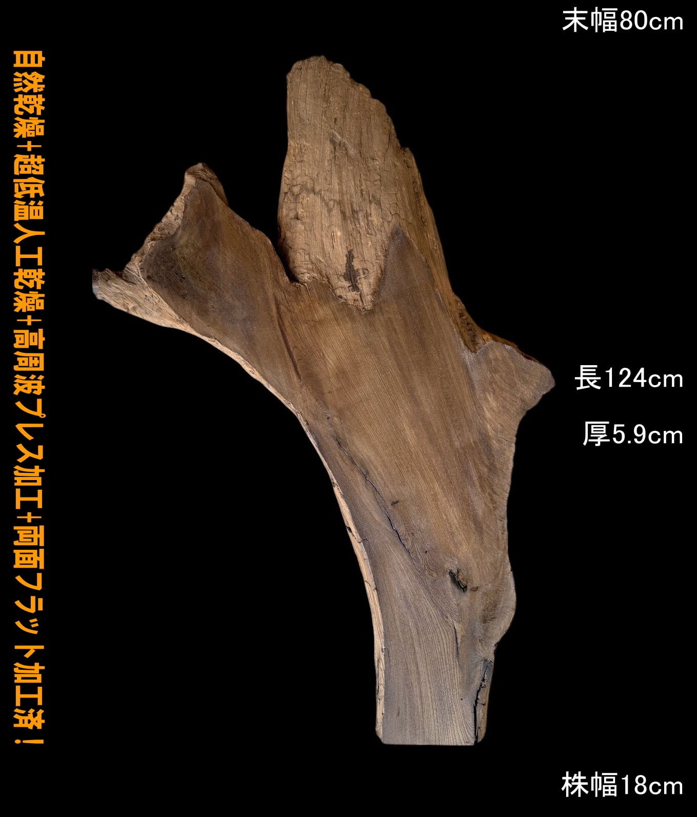 神代欅 B212 一枚板 乾燥材 鳥海山 希少材 レジン用 ◇全国都道府県