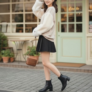 【心をほどく。】「そのくま、かわいいね」で繋がる袖まるごと くま Nanukボア刺繍 ゆるだぼ スウェット【親しみやすさMAX】