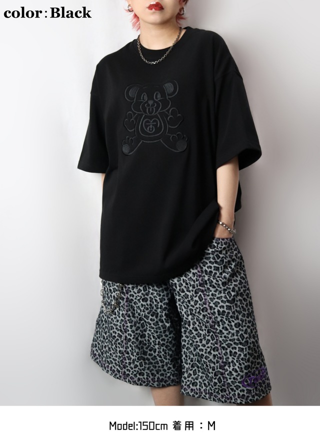 Toi3 Bear T-shirt (トイサン ベアー ティーシャツ)【Black】