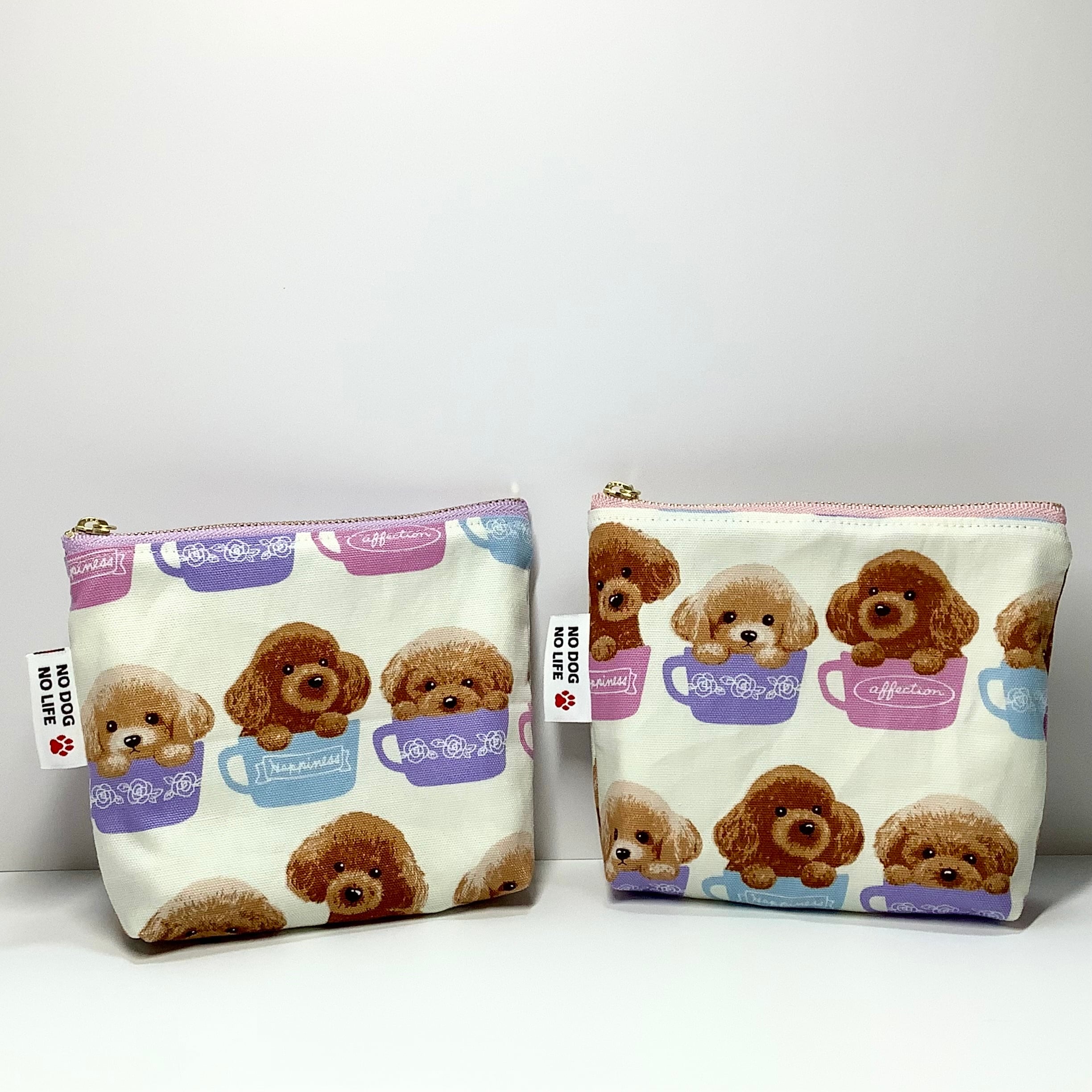 【tamago】バックinチワワちゃん❤保温保冷ポーチ❤フラットポーチ❤ トイプー追加》小さな保冷ポーチ | わんこに幸あれ