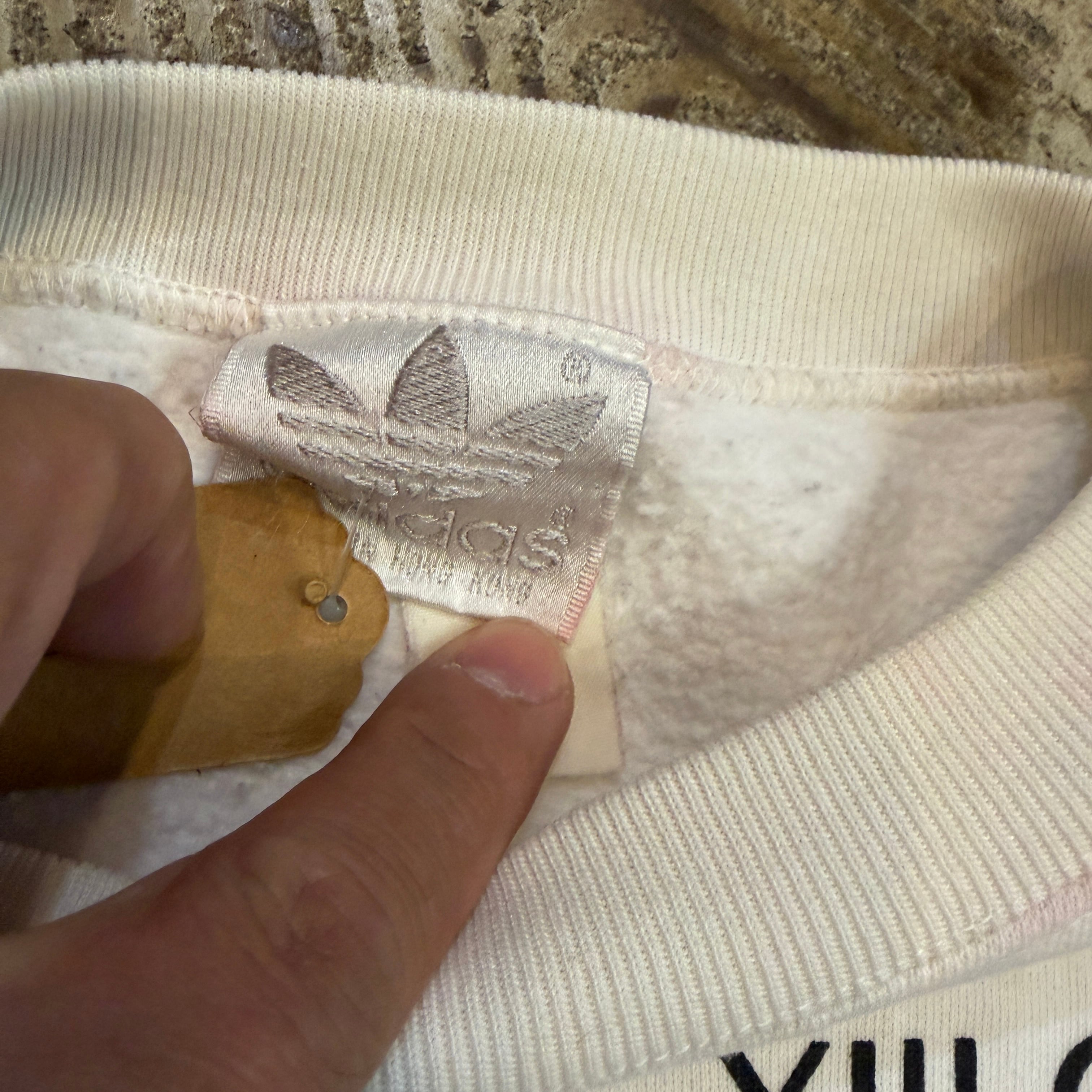 VINTAGE 80S ADIDAS アディダス SWEAT WHITE | new&usedclothing