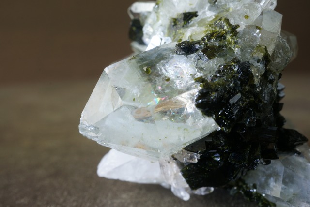 トルコ産エピドート/ファントムクォーツ ④ Epidote / Quartz 1562