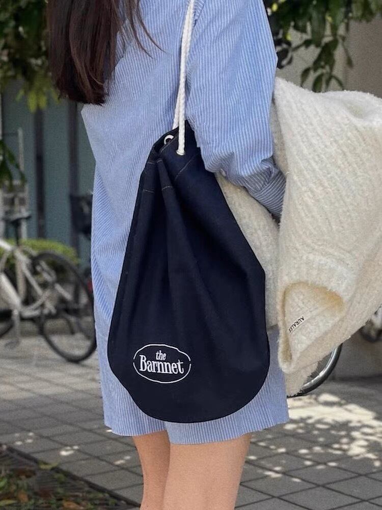 ブルー×レッド the barnnet Drawstring Duffle Bag | asociatiahaero.ro