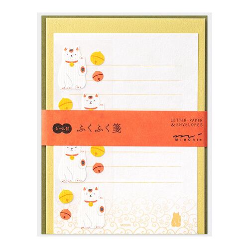 ふくふく招き猫レターセット