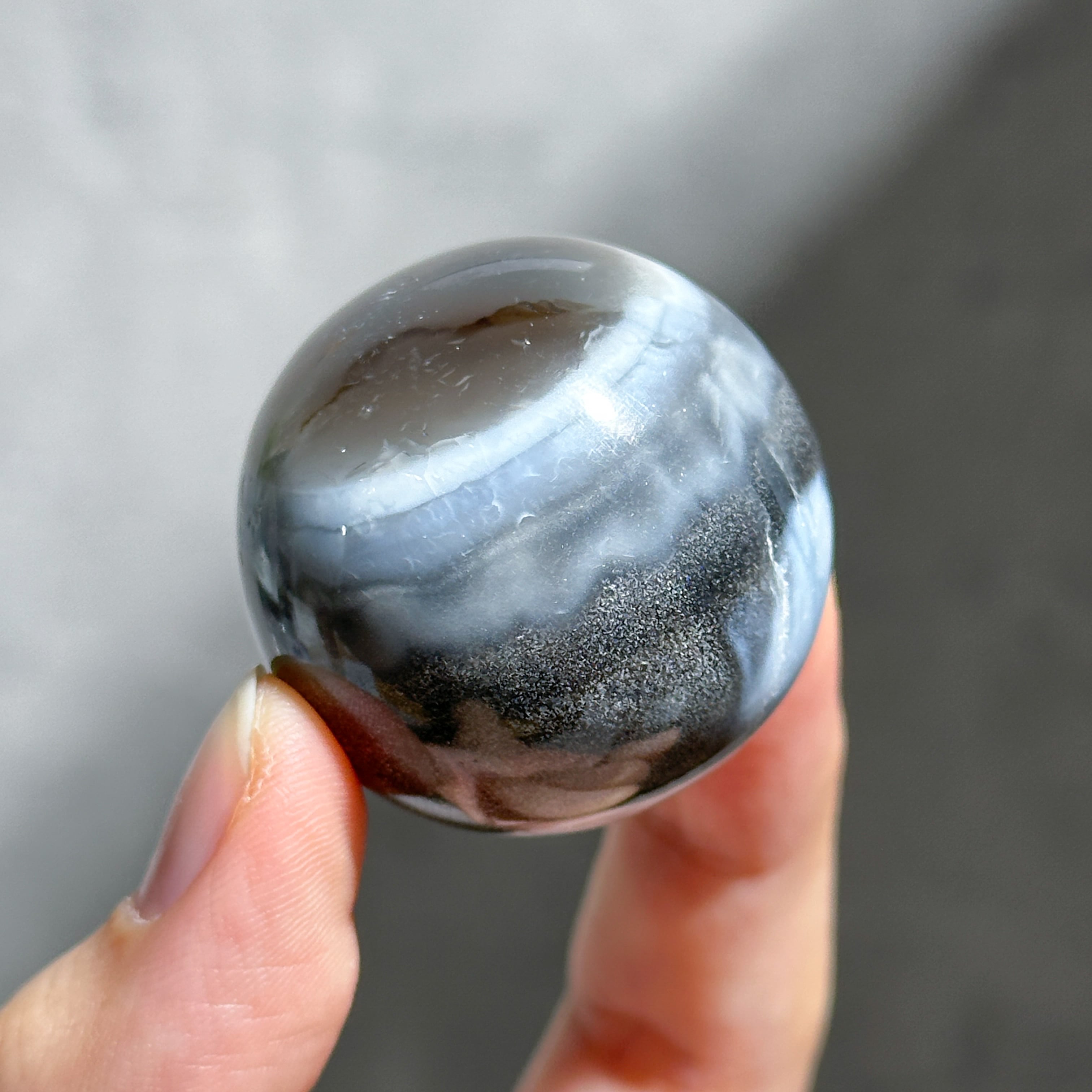 ブルーオパール スフィア23◇ Blue Opal ◇ 天然石・鉱物