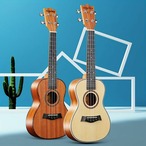 ウクレレ ホール マホガニー ２色展開 ソプラノ ウクレレ ギター 楽器 4 弦