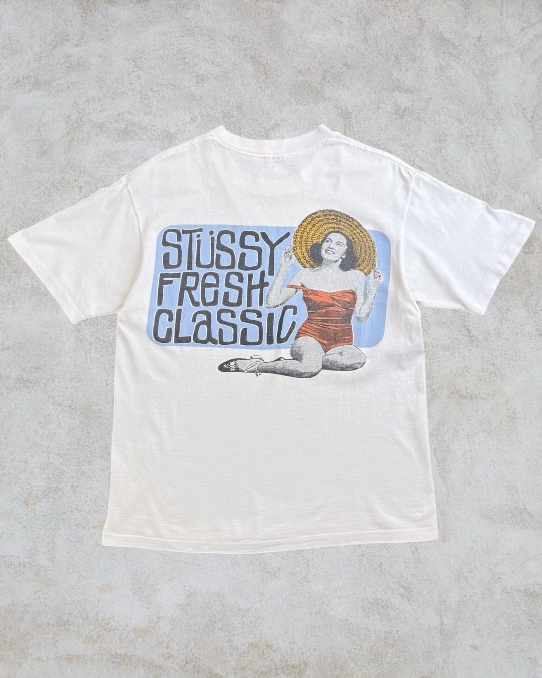 Special!!】90's old stussy Design Tee “白タグ” “stussy fresh
