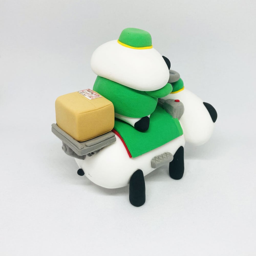 宅配パンダカー / 紙粘土 / カトコト