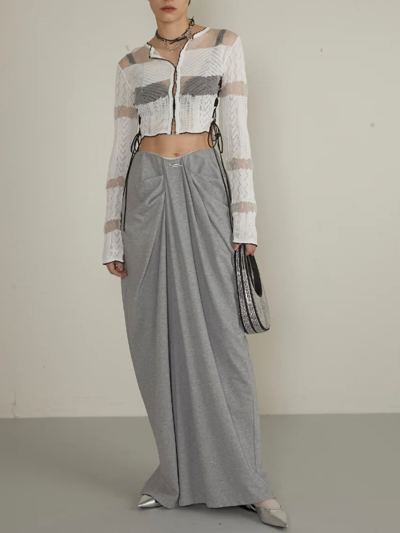 【25SS】PRANK PROJECT プランクプロジェクト / Drape Front Jersey Pants / パンツ - 4