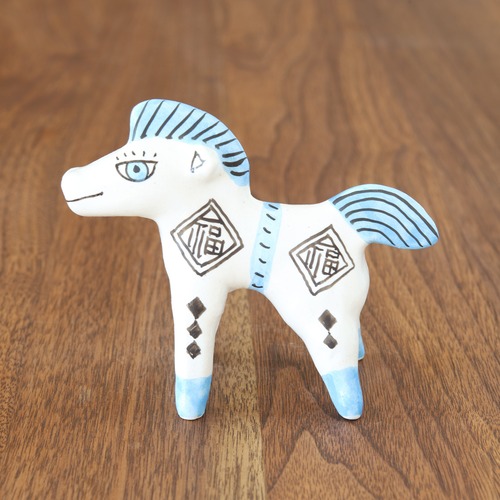 山口祥治　干支フィギュア 午（ウマ）「ウマジャロウ UJ-138」 工房：喜鶴製陶（有田焼）