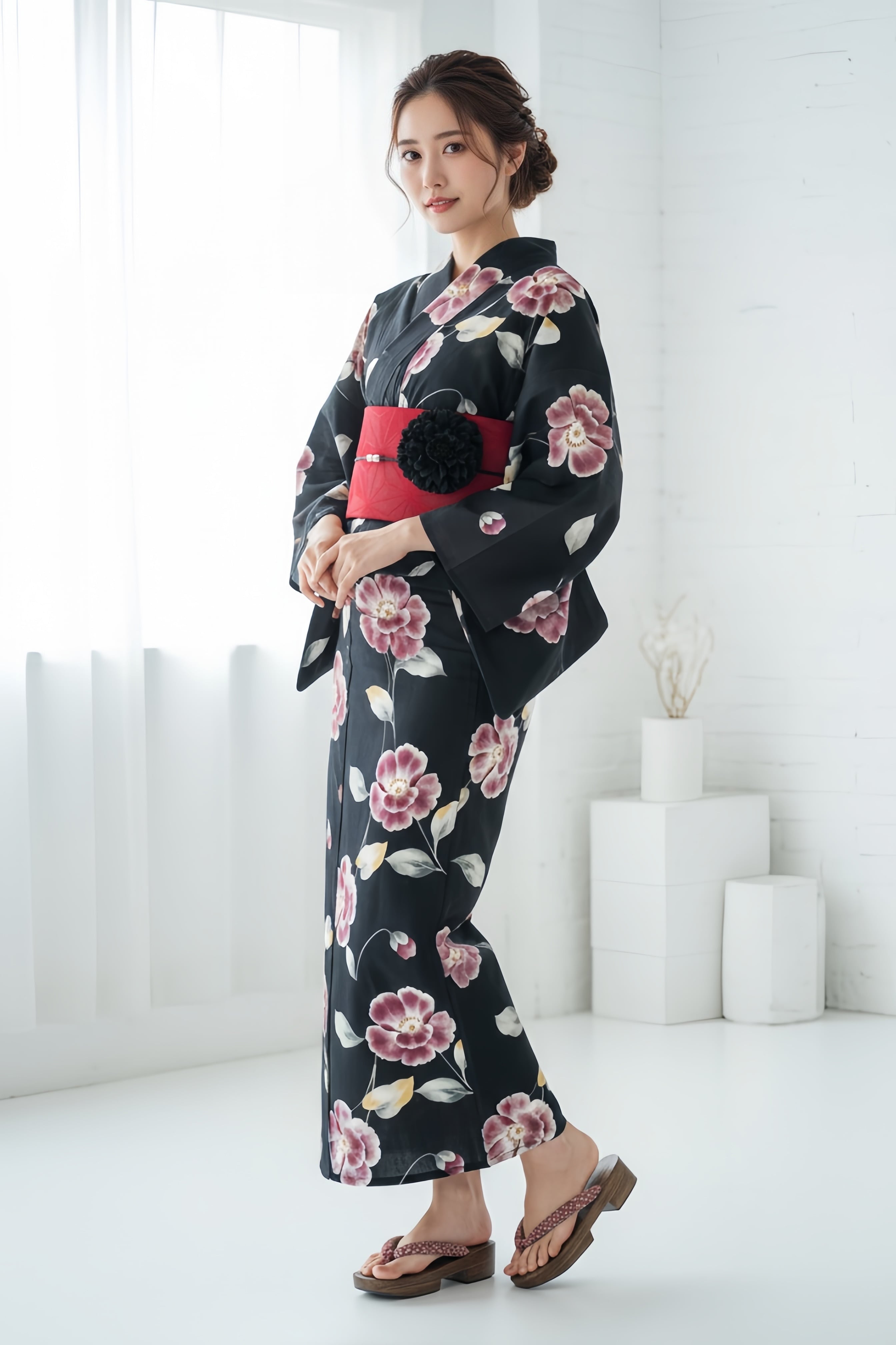 下駄なしSALE 二部式 セパレート浴衣 浴衣ジェンヌ ゆかた4点セット 簡単着 下駄なしSALE 二部式 セパレート浴衣 浴衣ジェンヌ ゆかた4点セット