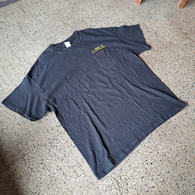 Hanes 両面プリント ポケットTシャツ used [304113]